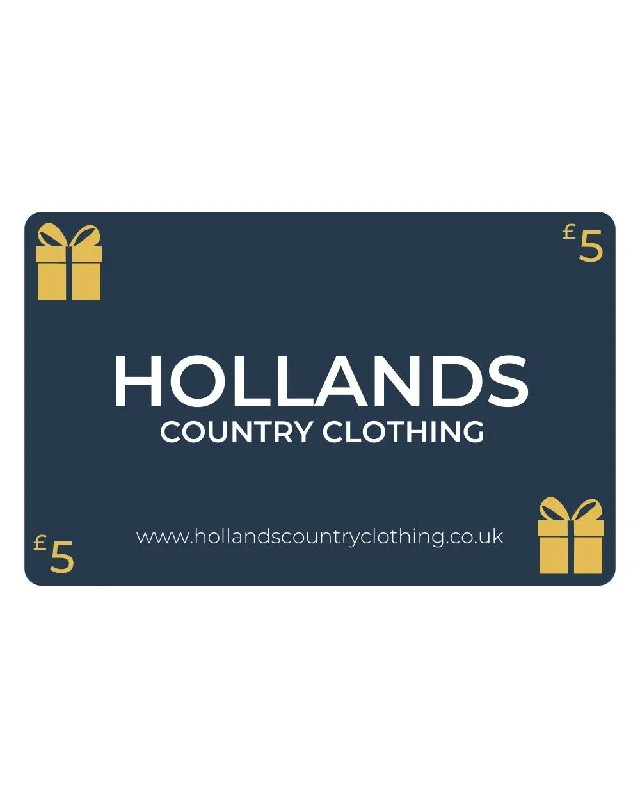 Hollands Country Clothing Gift Cards