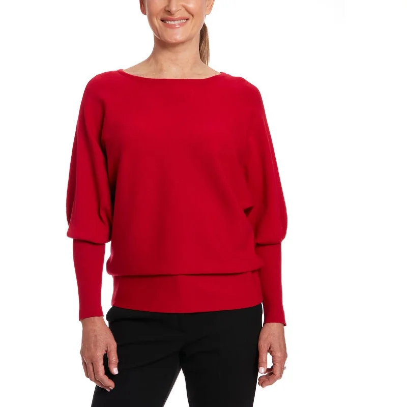 Joseph A. Womens Solid Pullover Sweater