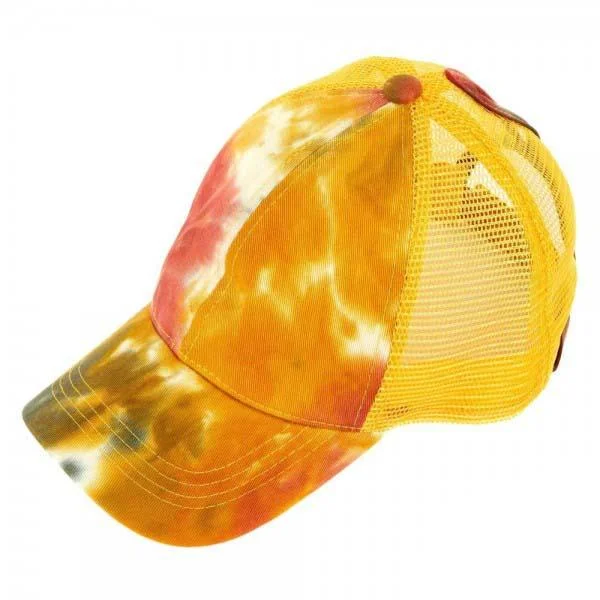 BT-2164 C.C Pony Caps Mustard Tie Dye