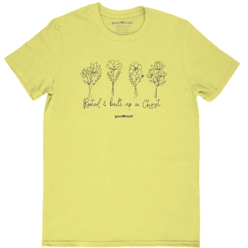 grace & truth Womens T-Shirt Rooted In ChristPocket T-Shirts