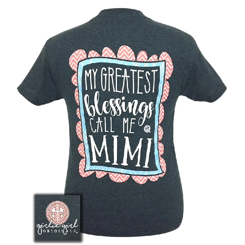 Greatest Blessings MiMi-Dark Heather SS-1618Embellished T-Shirts