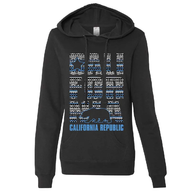 California Republic Tribal Aztec Ladies Lt./Wt. Hoodie