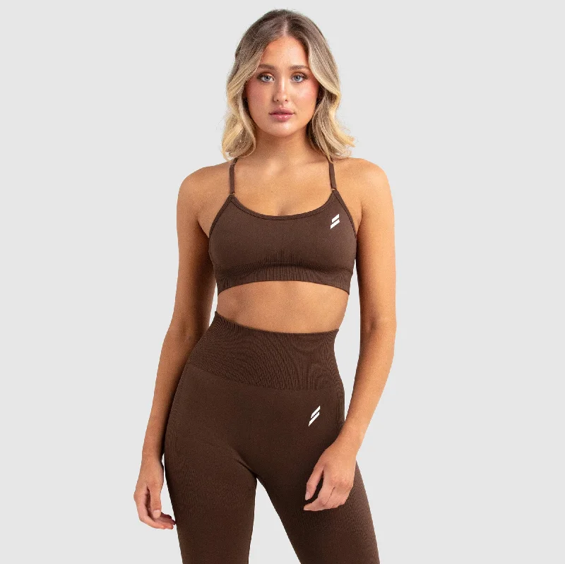 Impact Seamless Crop - Espresso